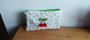 Photo de galerie - Petite trousse gaze de coton 