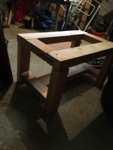 Photo de galerie - Table basse pour pose cadre mosaïque 