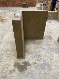 Photo de galerie - Réalisation d’un mur avec enduit 