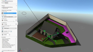 Photo de galerie - Plan 3d solidworks, coordonnées GPS pour trouver parcelles ensoleillées grâce à l'outil étude accès solaire pour potager ou panneau solaire