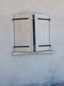 Photo de galerie - Fabrication dun volet sur mesure