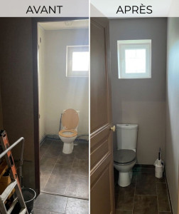 Photo de galerie - Rénovation complet d'un WC 