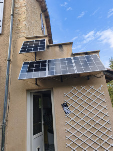 Photo de galerie - Installation de panneaux solaires autoconsommation 420w 
installation convenu avec le client 