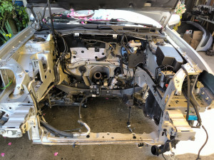 Photo de galerie - Changement de moteur. 