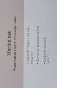 Photo de galerie - Ménage