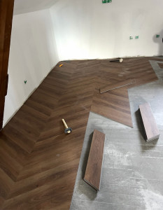 Photo de galerie - Pose de parquet - Revêtement de sol
