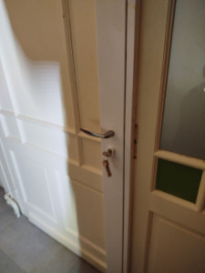 Photo de galerie - Installation d' une serrure carénée 5 points