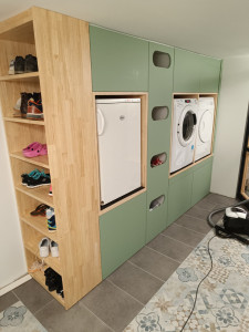 Photo de galerie - Aménagement laverie 