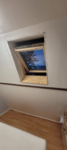 Photo de galerie - Pose d un velux 