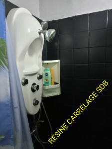 Photo de galerie - APRÈS L'APPLICATION DE RÉSINE SPÉCIALE CARRELAGE 