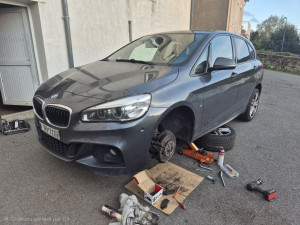 Photo de galerie - Rememplacement plaquettes de freins pour une BMW série 2 