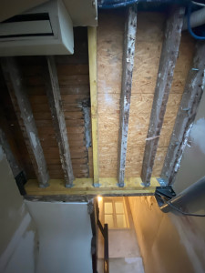 Photo de galerie - Modification et rénovation d’une plancher bois 