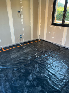 Photo de galerie - Préparation chape 