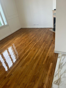 Photo de galerie - Pose de parquet - Revêtement de sol