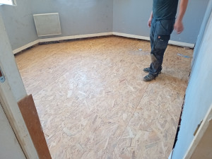 Photo de galerie - Revêtement solive en osb 