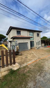 Photo de galerie - Création de mur + dallage 