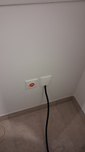 Photo de galerie - Branchement d'une prise électrique pour cuisiner (APRÈS)