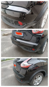 Photo de galerie - Pare choc arrière du Nissan Juke après réparation 