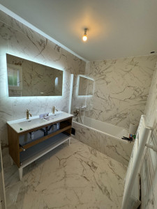 Photo de galerie - Rénovation de salle de bains