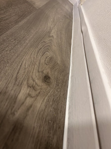 Photo de galerie - Posé jointe chez client 