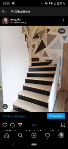 Photo de galerie - Escaliers de notre maison fait par nos soins 