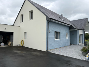 Photo de galerie - Finition façade , boiseries à l’extérieur 