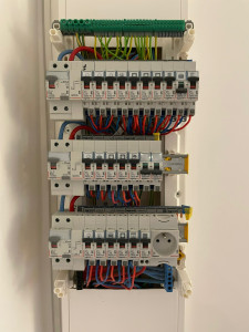 Photo de galerie - Rénovation complète et tableau électrique 3 rangées d'une maison de 150 m2
