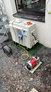 Photo de galerie - Installation clim + mise en service