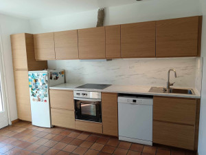 Photo de galerie - Pose de cuisine droite