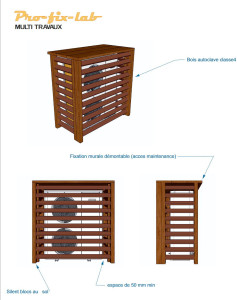 Photo de galerie - Dessin 3d bloc clim