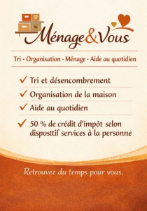 Photo de galerie - Ménage et aide au quotidien 