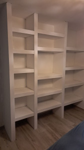 Photo de galerie - Création d'un placard en placo.