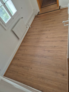 Photo de galerie - Pose de parquet flottant 