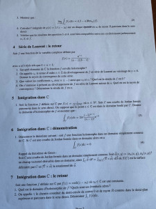 Photo de galerie - Examen de maths