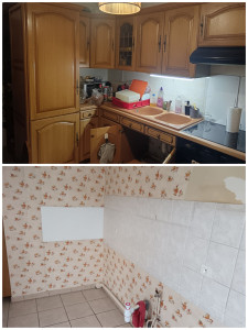 Photo de galerie - Démontage et débarrassage d'une cuisine ancienne,  réalisée en seulement 2h30 ! 
Rapide, efficace et succès assuré 