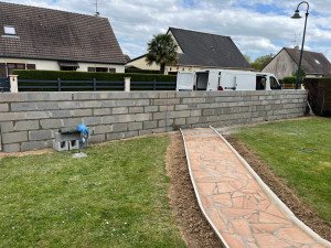 Photo de galerie - Muret de jardin 