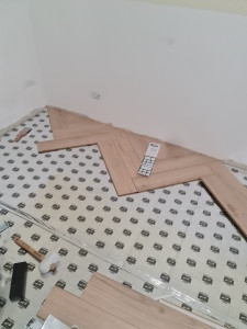 Photo de galerie - Pose de parquet - Revêtement de sol