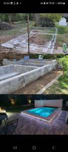 Photo de galerie - Réalisation d'une piscine pour un particulier 