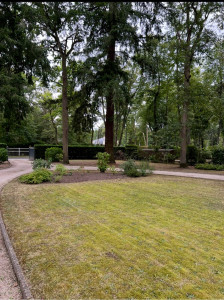 Photo de galerie - Tonte, taille, plantation, débroussaille, évacuation des déchets verts, ramassage des feuilles, apport de matières. 