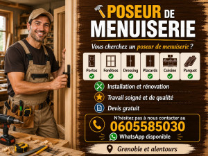 Photo de galerie - Menuisier bois.  tout travaux. poseur aussi