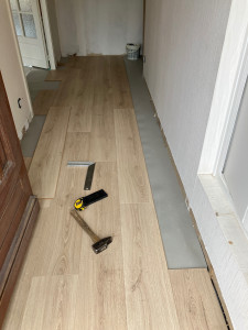 Photo de galerie - Pose de parquet - Revêtement de sol