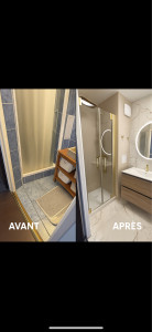 Photo de galerie - Avant après salle de bain 