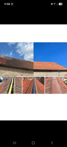 Photo de galerie - -nettoyage avant et après
-remise d’un faîtage