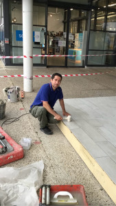 Photo de galerie - Pose de carrelage à magasin Villabe 