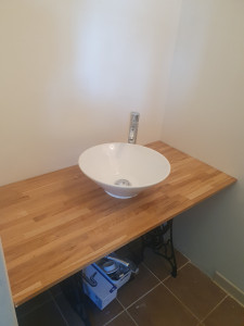 Photo de galerie - Pose et raccordement lavabo 