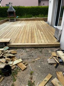 Photo de galerie - Création terrasse 45m2