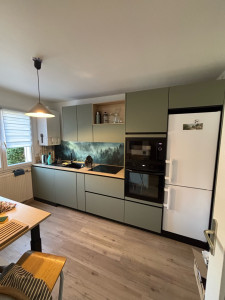 Photo de galerie - Rénovation entière et fabrication d’une cuisine sur mesure