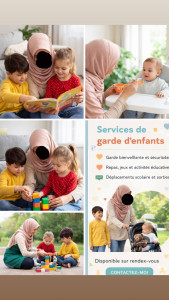 Photo de galerie - Patiente et bienveillante, je m’occupe de vos enfants en toute sécurité : jeux, activités, aide aux repas, sorties et accompagnement scolaire si besoin.