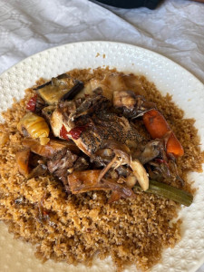 Photo de galerie - Préparation de plats sénégalais