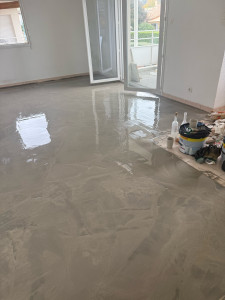 Photo de galerie - Toute sortes de chape ragréage, intérieur extérieur et finition 